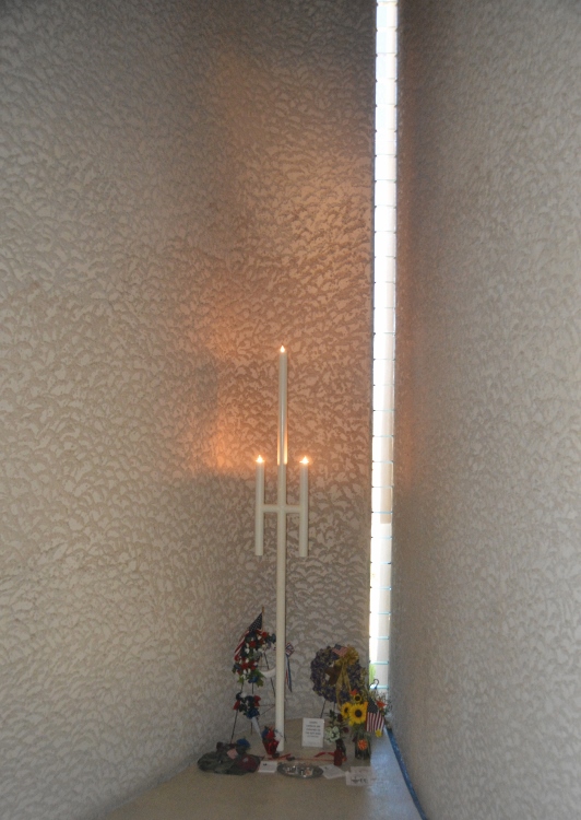 The Vietnam Veterans Memorial chapel, interior